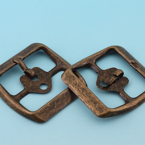 1 3/8&quot; Antique Bronze Belt Buckle Adjuster Buckle Tri Bar Buckles Strap Buckle Adjuster Slider  Shoe Making Accessories-10pcs
