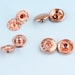 50 Sets 10mm Snap Fastener Rose Gold Snap Buttons Clothing - Etsy