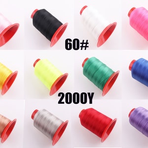 60# 2000yards Nylon Thread Nylon Sewing String Nylon Cord for Upholstery Swimwear/Shoes/Canvas/Garment Nylon Bands DIY Accessories