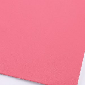Faux Leather Sheets A3 12*16 3/4" PINK Synthetic Leather Soft Vegan Leather Earring Crafts Leather Fabric Leather Supplies