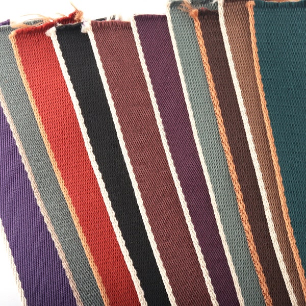 1.5inch Jacquard Webbing Belt Strap Double Side Stripe Webbing Upholstery Webbing Shoulder Green Bag strap Making Purse strap