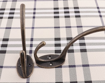 Antique Strong Wall Mount Coat Hat Hook Metal Hook Vintage Head Forestry Solid Brass hook furniture hardware