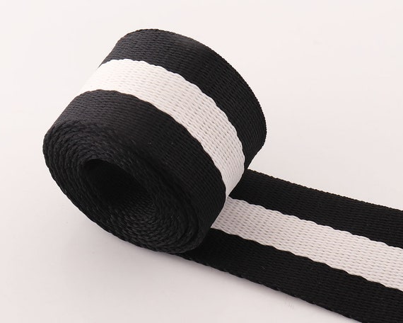 brown white green stripes Craft Ribbon,Jacquard woven tape,wholesale,Webbing for Totes Backpacks,Bag making Stripes Webbing,1 12/'/' 38mm