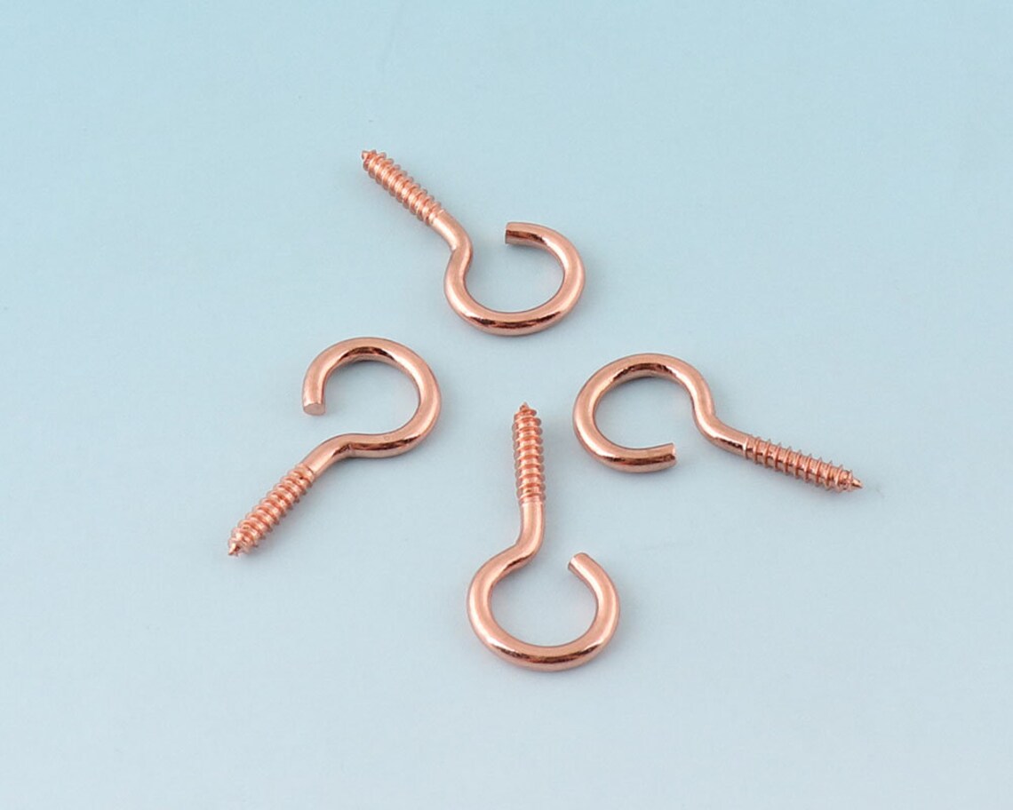 Rose Gold Eye Pins 100pcs 2512mm Screw Eye Hook for Pendants Etsy