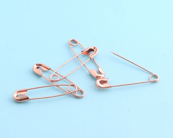 Silver Safety Pins 80mm Coiless Safety Pins for Bead Craft Shawl