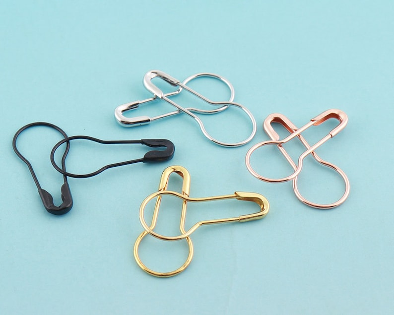 Rose Gold Safety Pins 500pcs 219mm Mini Bulb Safety Pins Gold Etsy