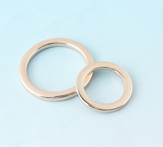 45mm O-Rings Silver Tone for Hardware Bags Craft DIY 5 Pcs O Ring Buckle 1.8" 