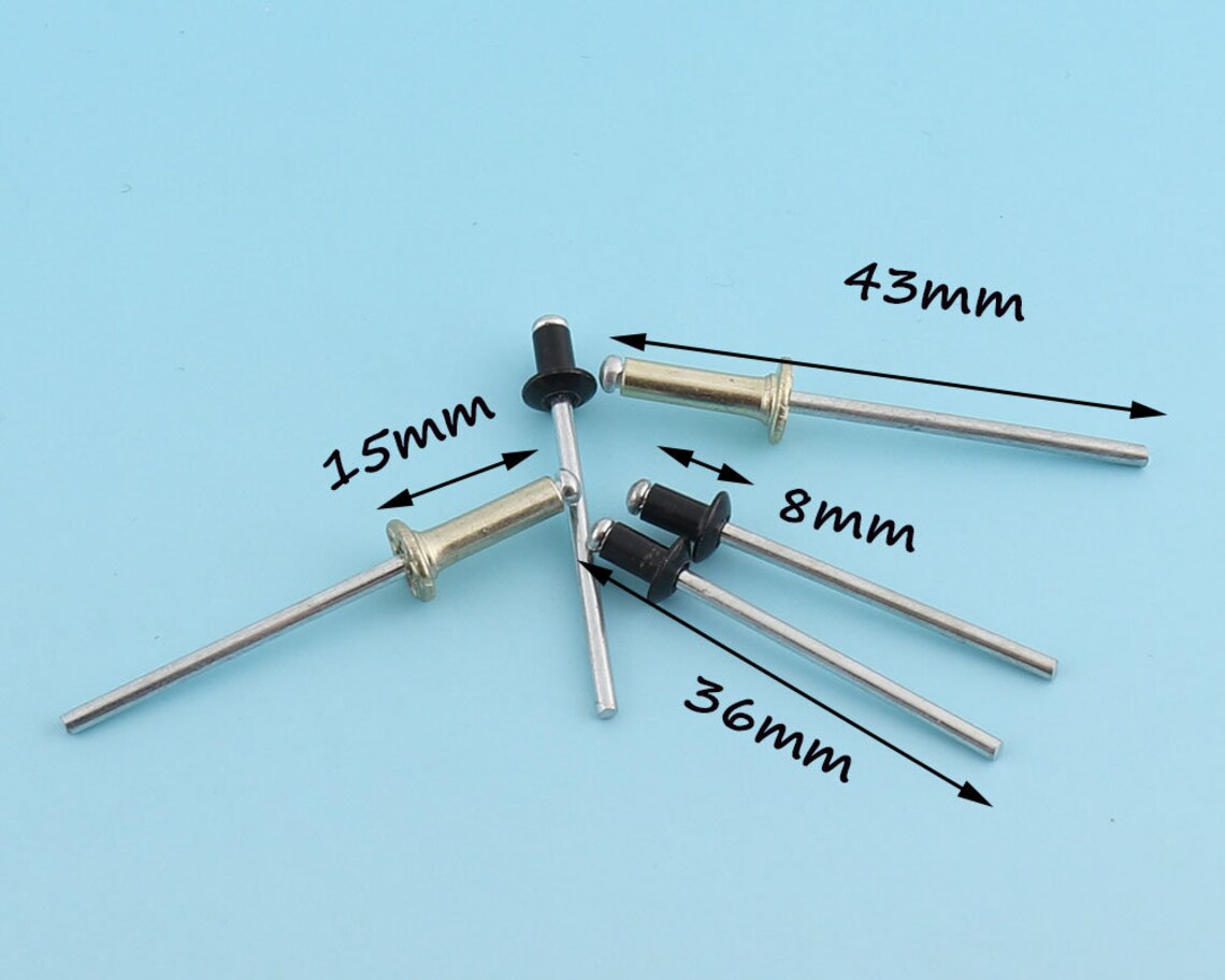 Rivets Button Pop Rivets Studs 20pcs 36mm/43mm Rivet Studs for - Etsy