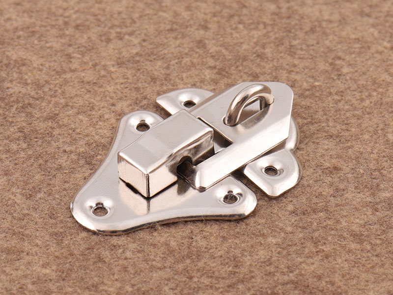 Wallet Latch 2pcs 2inch Silver Box Latch Metal Bag Lock Latch Lock Twist Purse Turn ...