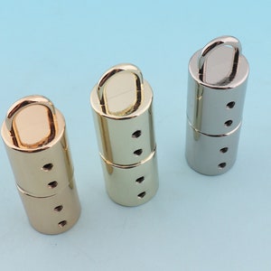 End caps 6 pcs 15 mm(IN) Barrier Rope Hook Gold Barrier Rope Fittings Tassel Ends Rope End Stopper Cord End Caps Leather Cord Ends