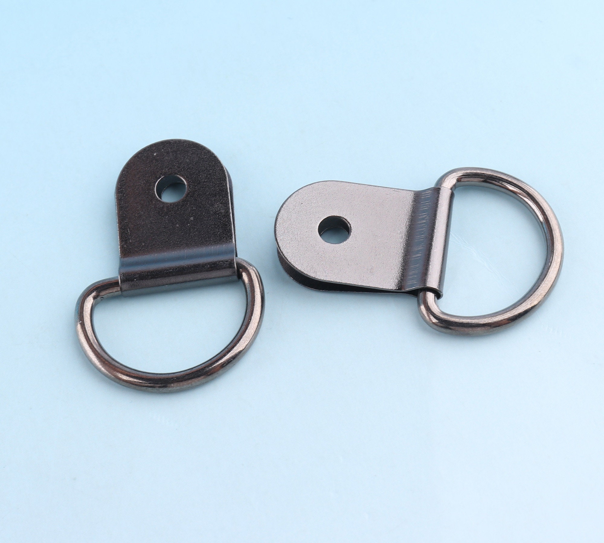 50 Stück D-Ring Aufhänger Für Bilderrahmen – Metall Haken Mit Doppellöchern