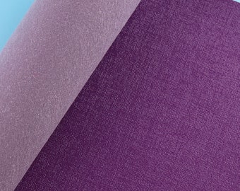 Faux Leather Sheets A3 8*16 3/4" Purple Synthetic Leather Soft Vegan Leather Crafts Leather Fabric Leather Supplies