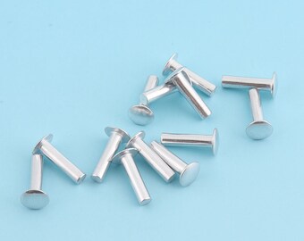 100sets 1 /2" Silver Rapid Rivet Grommet Rivets Metal inge Rivets Button Studs for Bag/ Belt Leather Craft Hardware Accessoires
