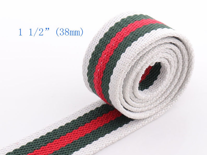 1 12inch Webbing 2 yard -Stripes Straps Webbing Canvas Webbing Key Fobs Strap Webbing Bag Strap