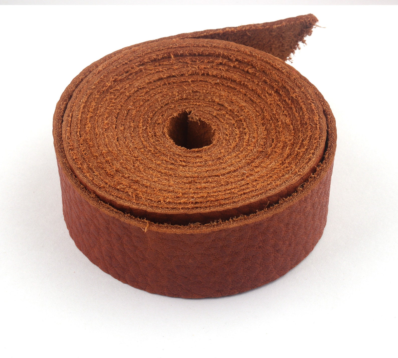 Brown Cowhide Leather Strap Natural Leather Strips 550mmw Etsy