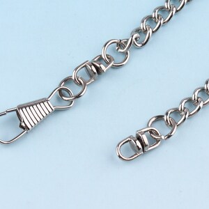 6*8mm Replacement Silver Bag Chain Handle Chain Metal Shoulder Decoration Chain Purse Hardware Accessories