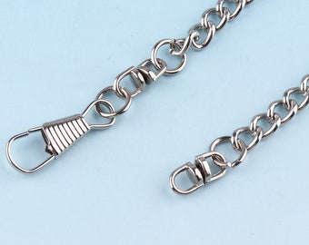 6*8mm Replacement Silver Bag Chain Handle Chain Metal Shoulder Decoration Chain Purse Hardware Accessories
