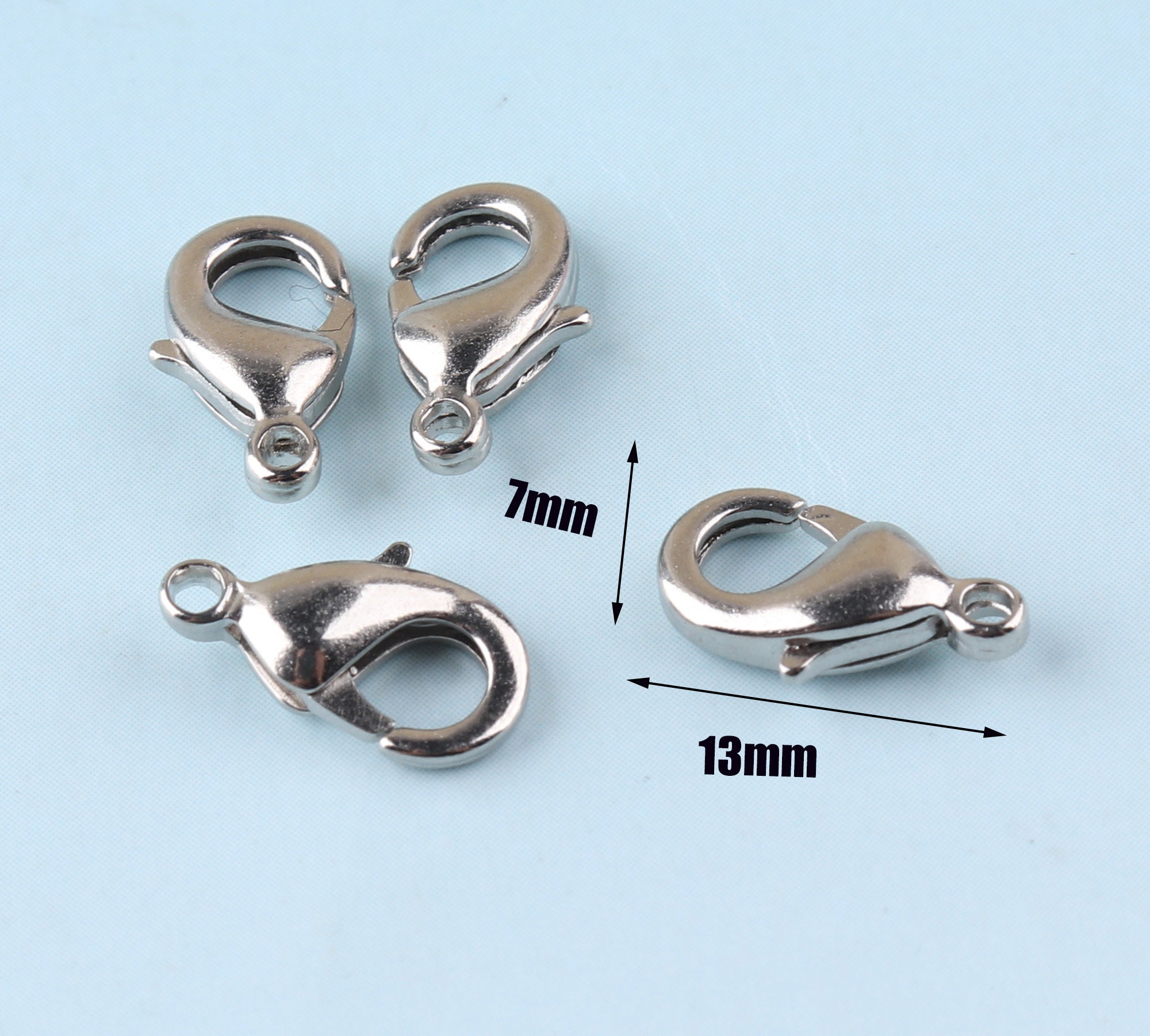 Lobster Clasp 40 Pcs 13 Mm Mini Metal Lobster Hook Bronze Etsy UK