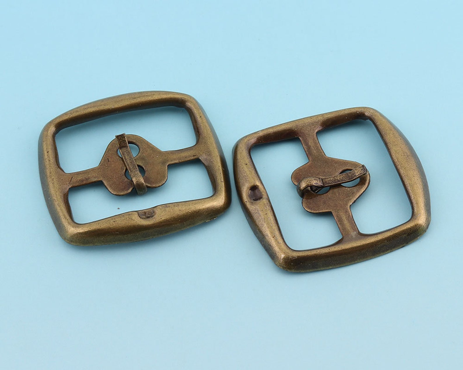 Bronze Belt Buckle 10pcs 25mm Metal Adjuster Buckle Tri Bar Etsy
