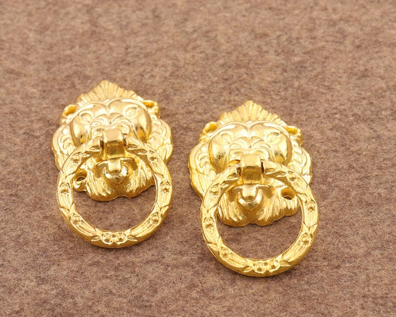 Antique Gold Ring Pull Dresser-4pcs 35mm-box Pull Pull Cabinet Drop Pull  Cabinet Decorative Vintage Furniture Metal Pull Knob - Etsy