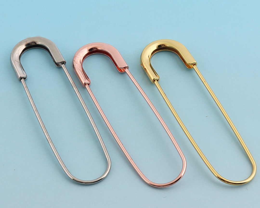 Rose Gold Safety Pins 10pcs Bulk Safety Pins Gold Plated Pins Hang Tags