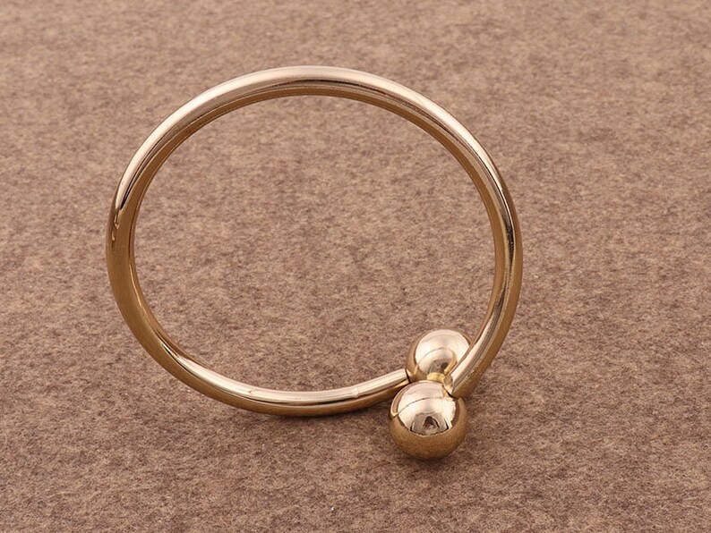 2pcs 3inch Gold Bag Handle Carry Ring Hexagonal Round Handbag Etsy