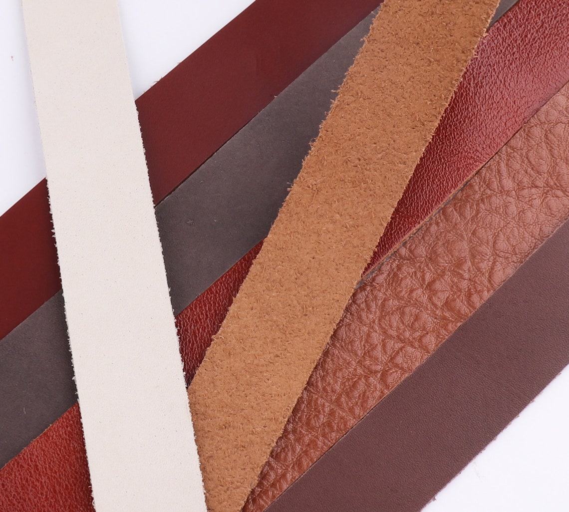 Genuine Leather Strip 3/418.5mm Leather Strips Cowhide Etsy