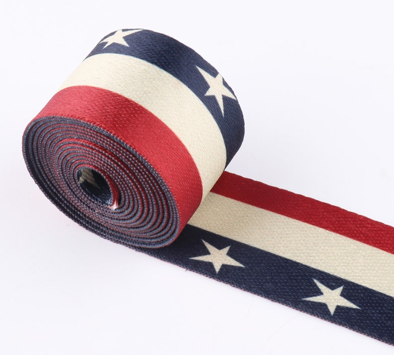 Rainbow Webbing 1.5 inch Stripe Webbing Colorful Ribbon Webbing Strap Bag Strap belt Canvas Webbing Key Fobs Strap