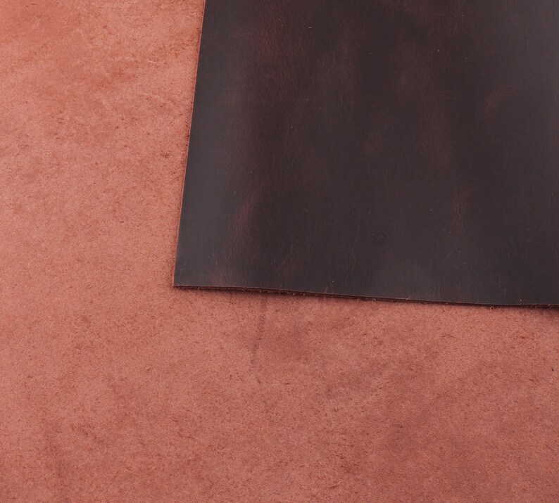 Dark Coffee Natural Leather Pieces Genuine Leather sheets Cow Skin Leather Crafts Real Leather Supplies DIY Leather Scrap for Jewelry
