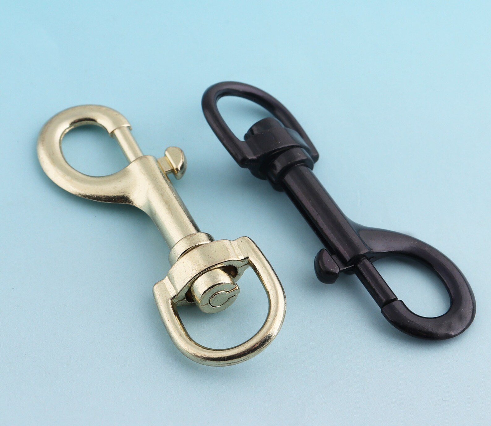 Large Swivel Clasp Black/Light Gold Snap hook 15pcs 7015mm Etsy