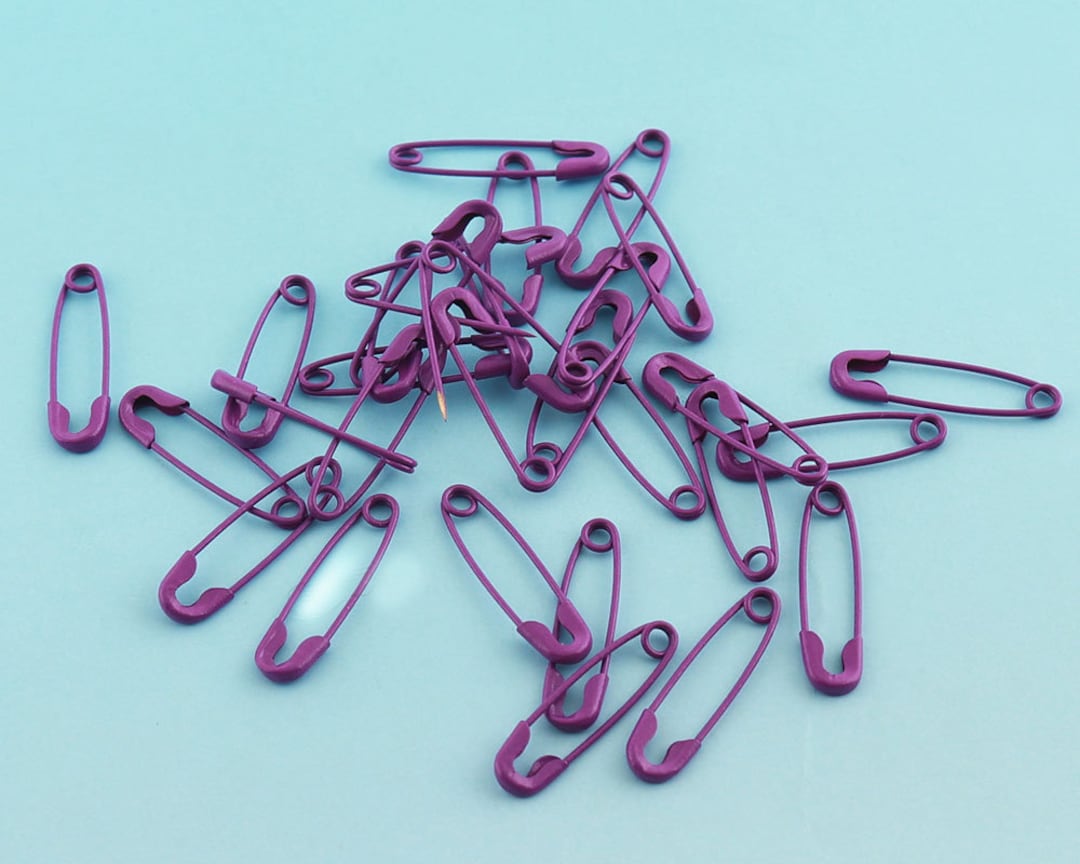 Purple Safety Pins 100300pcs 184mm Mini Brooch Safety Pins Safety Pins