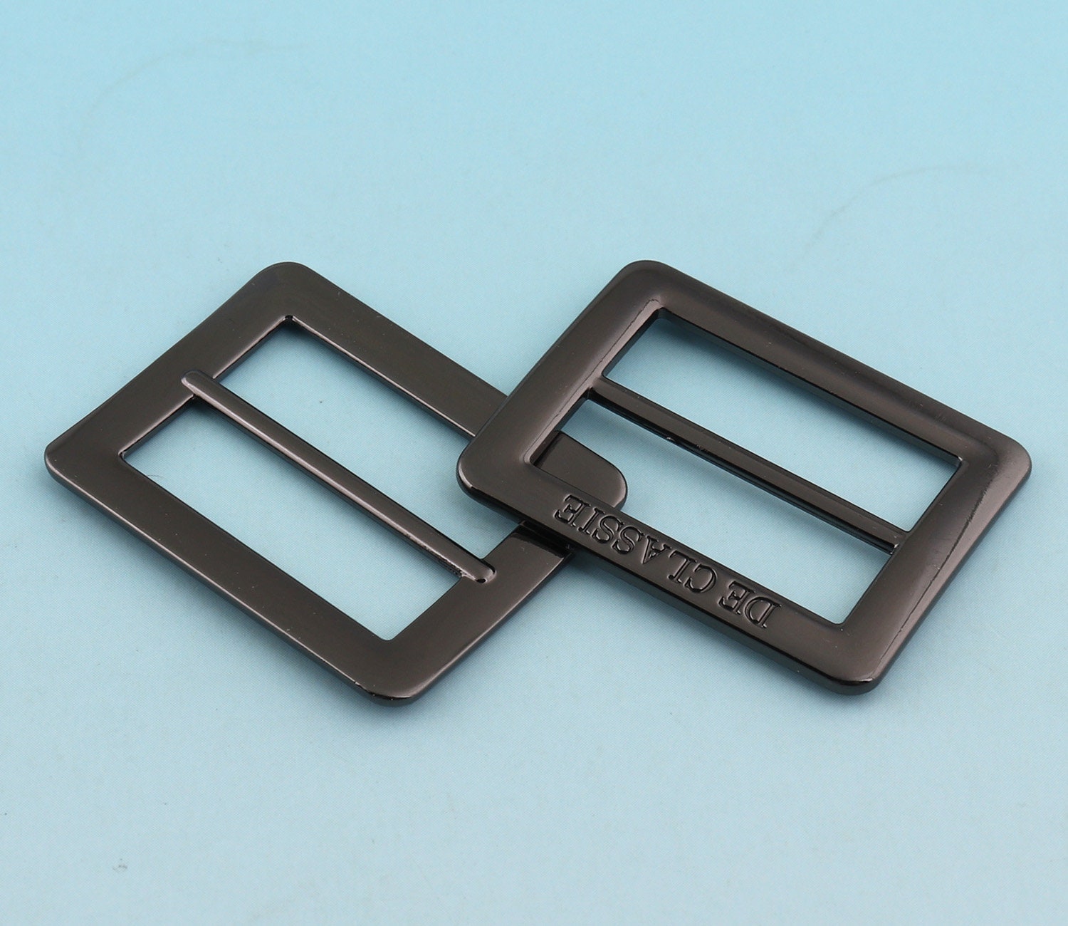 Gunmetal Adjuster Buckle 10pcs 40mm Metal/alloy Slide Belt Buckle Tri Bar  Buckles Strap Buckle Adjuster Slider Buckle Bag Handware 