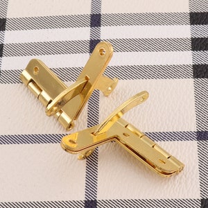 8sets Silde gouden scharnieren kabinet scharnieren vak scharnieren mini scharnieren decoratieve scharnieren hout vak scharnieren vak hardware