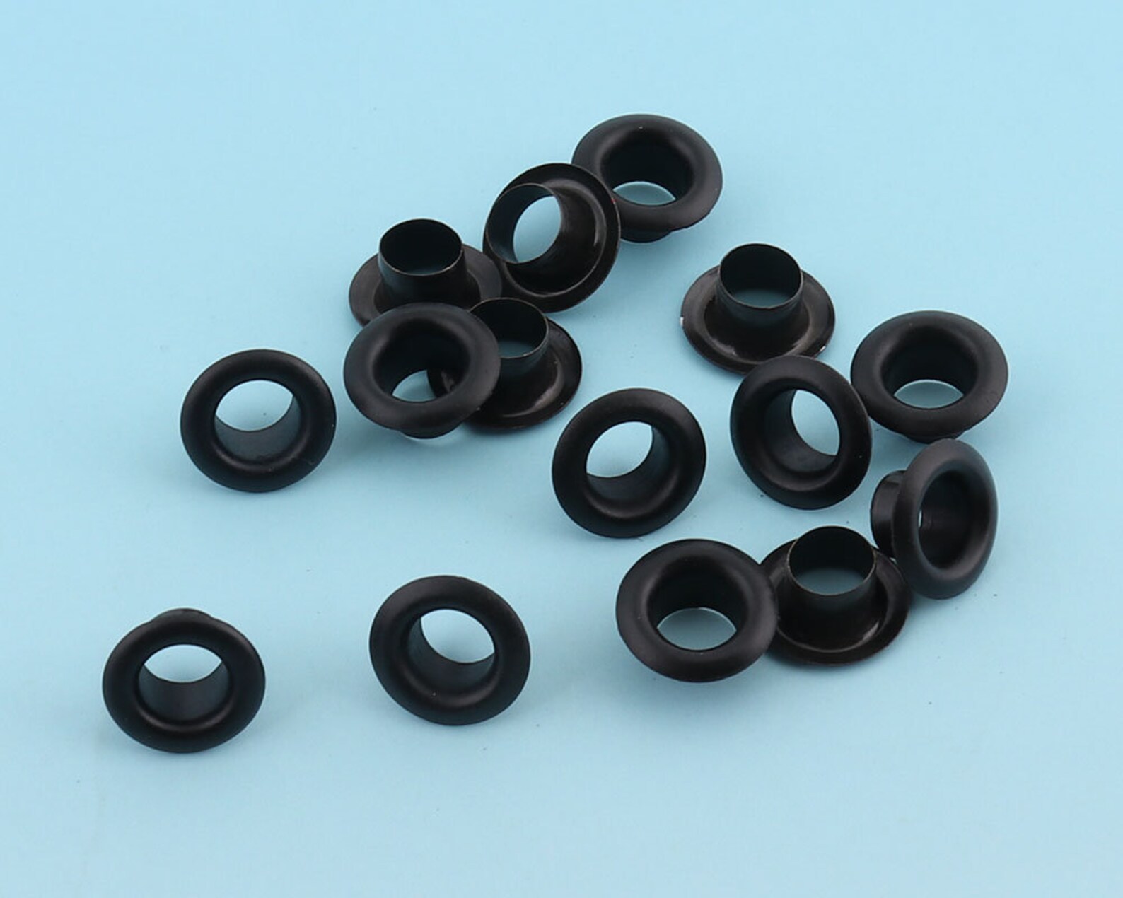 Black Eyelets 100pcs 9mm Round Grommet Eyelets Metal/COPPER Etsy