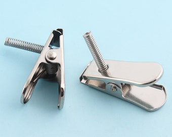 10pcs 29mm Silber Alligator Clips Metall Haarspangen Haar Zubehör Frühling Alligator Haarspangen Großhandel Clips mit Zähnen
