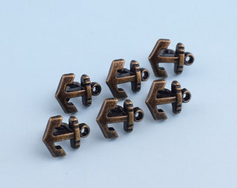 Antique Bronze Buttons 10pcs 9mm Metal Shank Buttons Coat Button Jacket Buttons Clothing button Celtic Buttons Supplies