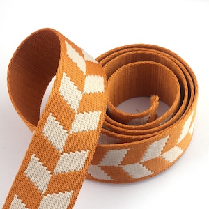 Baumwolle Webbing 38mm Streifen Stoff Gurt Band gelb Tasche Band Canvas Gurt Gurt Hundehalsband Hundeband Webbing Hund Leine