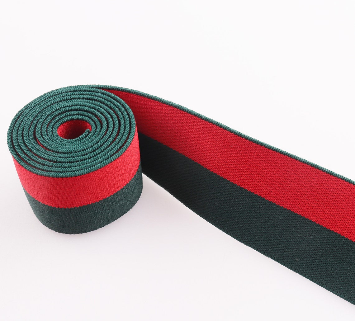 Green Elastic bing 1.5inches bing strap Elastic band Etsy