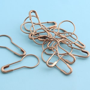 Gold Safety Pins 100pcs/200pcs 21*9mm Bulb Safety Pins Pear Pins Hang Tags Safety Pins Sewing Safety Pins Supply