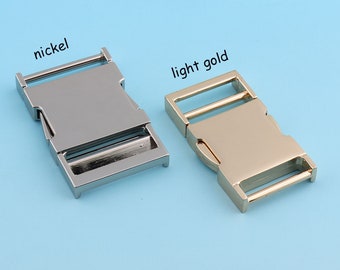 Release Buckle ZINC ALLOY Adjuster Buckle Strap Buckle Bag Hardware Adjuster Slider Buckle size with 55*30mm/53*25mm