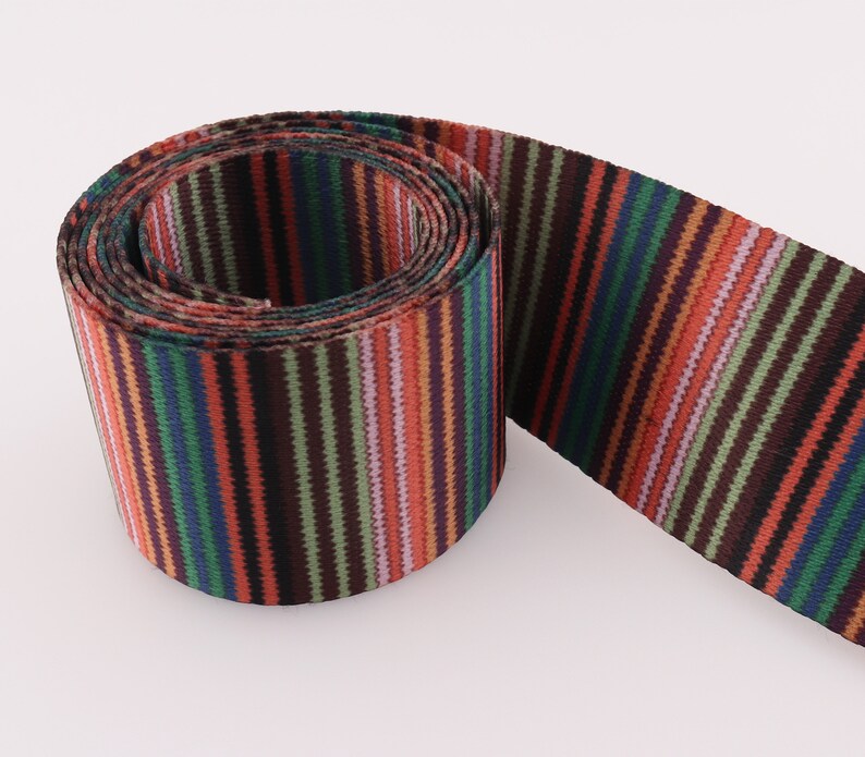 Colorful bing Ribbon 50 mm Stripe bing Soft Ribbon Etsy