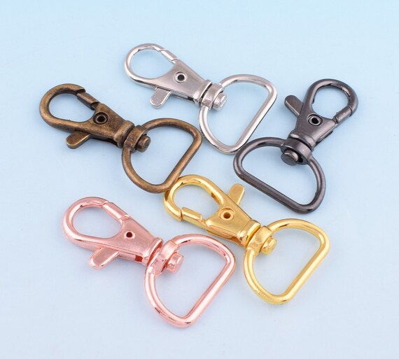 10sets 20mm Swivel Clasp With D Rings Lobster Clasp Lanyard Clips Snap Hook  Purse Clasp Push Gate Swivel Clips -  Canada