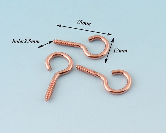 Eye Screws,900 Pack Eye Pins Hooks Stainless Steel Eye Bolts with 2mm Hole Nickel Plated Eye Lags for DIY Crafts Home Projects Jewelry Making Silver Gold