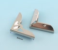 20pcs Silver Corners 1 1/4"(30mm) Embossed Corner Decorative Corner Protector Metal Corner Protector Tips Decorative Bracket Book Decoration