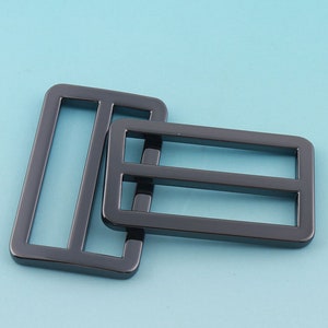 Gunmetal Adjuster Buckle 1 1/2&quot; Metal/Alloy Release Belt Buckle Tri Bar Buckles Strap Buckle Adjuster Slider Buckle Bag  Handware