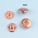 50 Sets 10mm Snap Fastener Rose Gold Snap Buttons Clothing - Etsy
