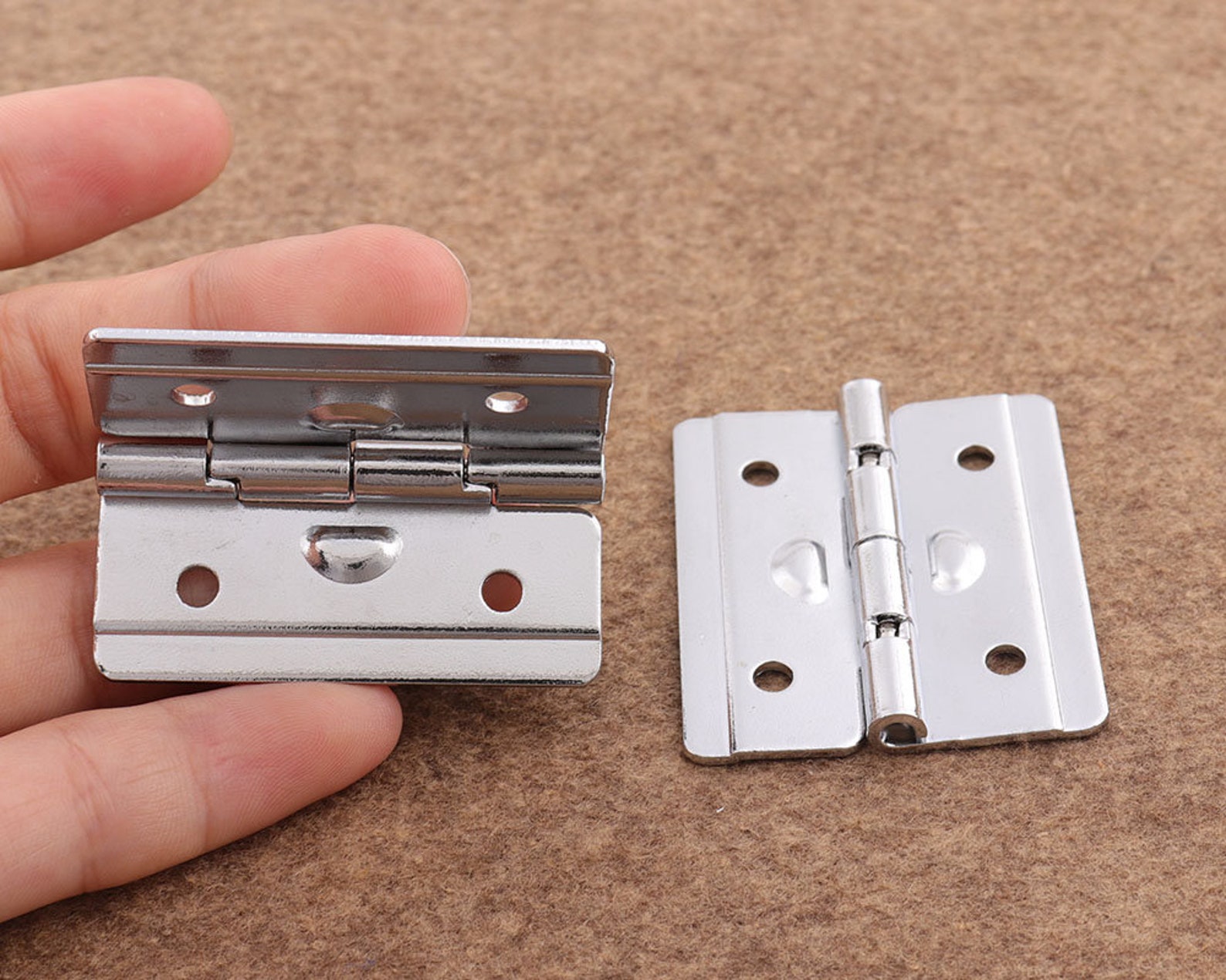 Strap Hinges Silver Hinges 8pcs 4236mm Hinges Box Etsy