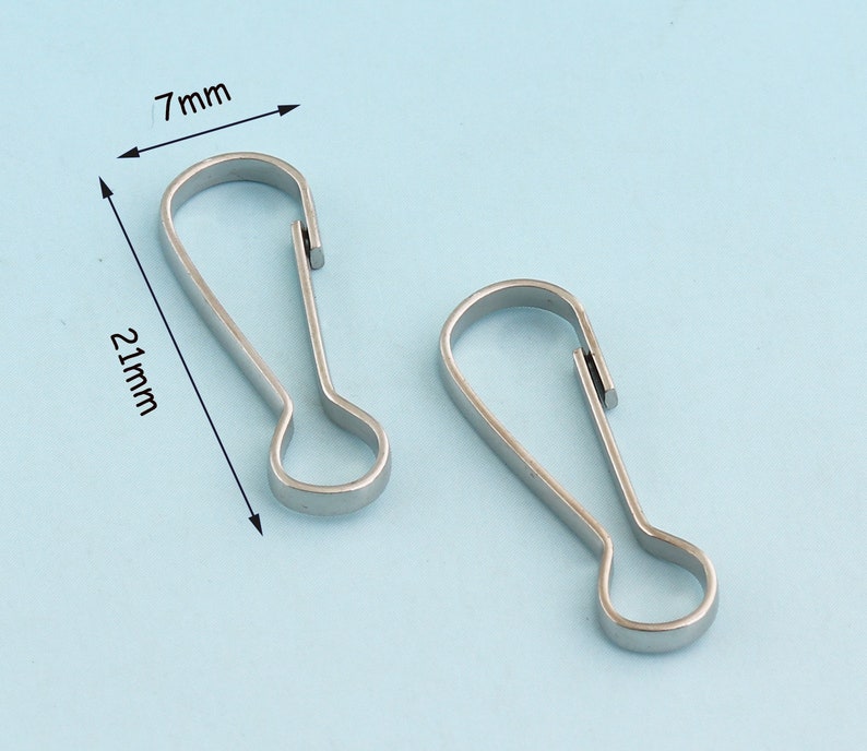 Lanyard Hook Clips Hook 100pcs Silver Lanyard Clasp Tone Clasp Etsy