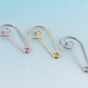 6pcs Rainbow Safety Pins Large Safety Pin Giant Safety Pins