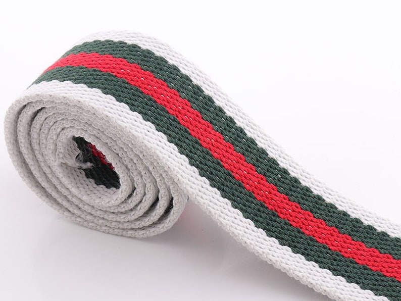 1 12inch Webbing 2 yard -Stripes Straps Webbing Canvas Webbing Key Fobs Strap Webbing Bag Strap